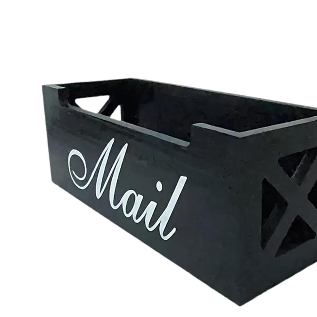 Compact, Wall-mounted Desk Mailbox Made of [material Name], Space-saving, Rustic Style, Lightweight,