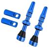 Tubeless Presta Valve Stem 60mm Lightweight Alloy Presta Valve Stem with Valve Core Remover Tool and Valve Stem Caps