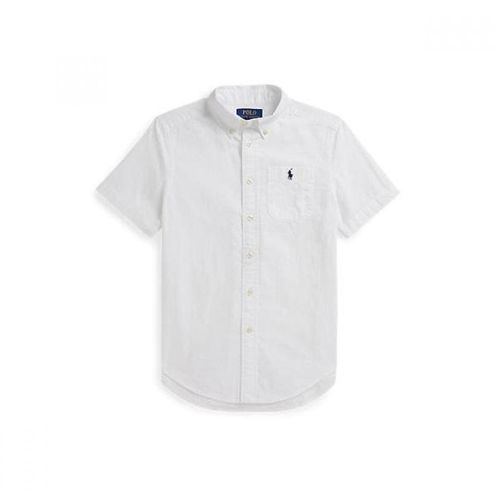

Polo Ralph Lauren Boys Cotton Seersucker Short Sleeve Shirt Cwpowovy6820671100 S