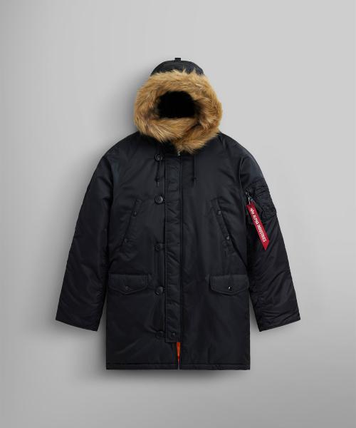 Alpha Industries Slim Fit N-3B Black