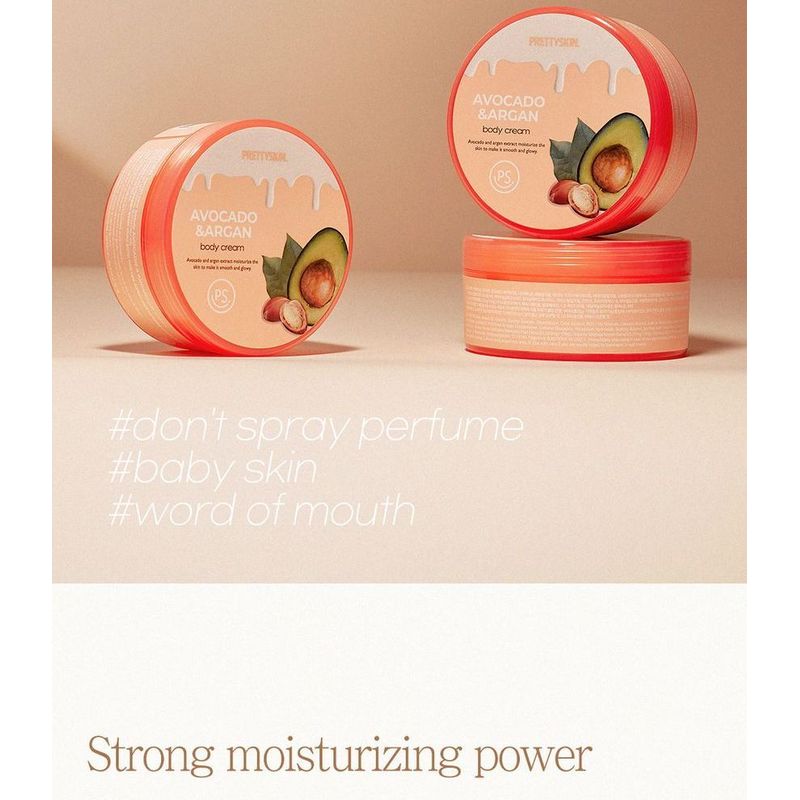 Pretty Skin - Avocado & Argan Body Cream Jar