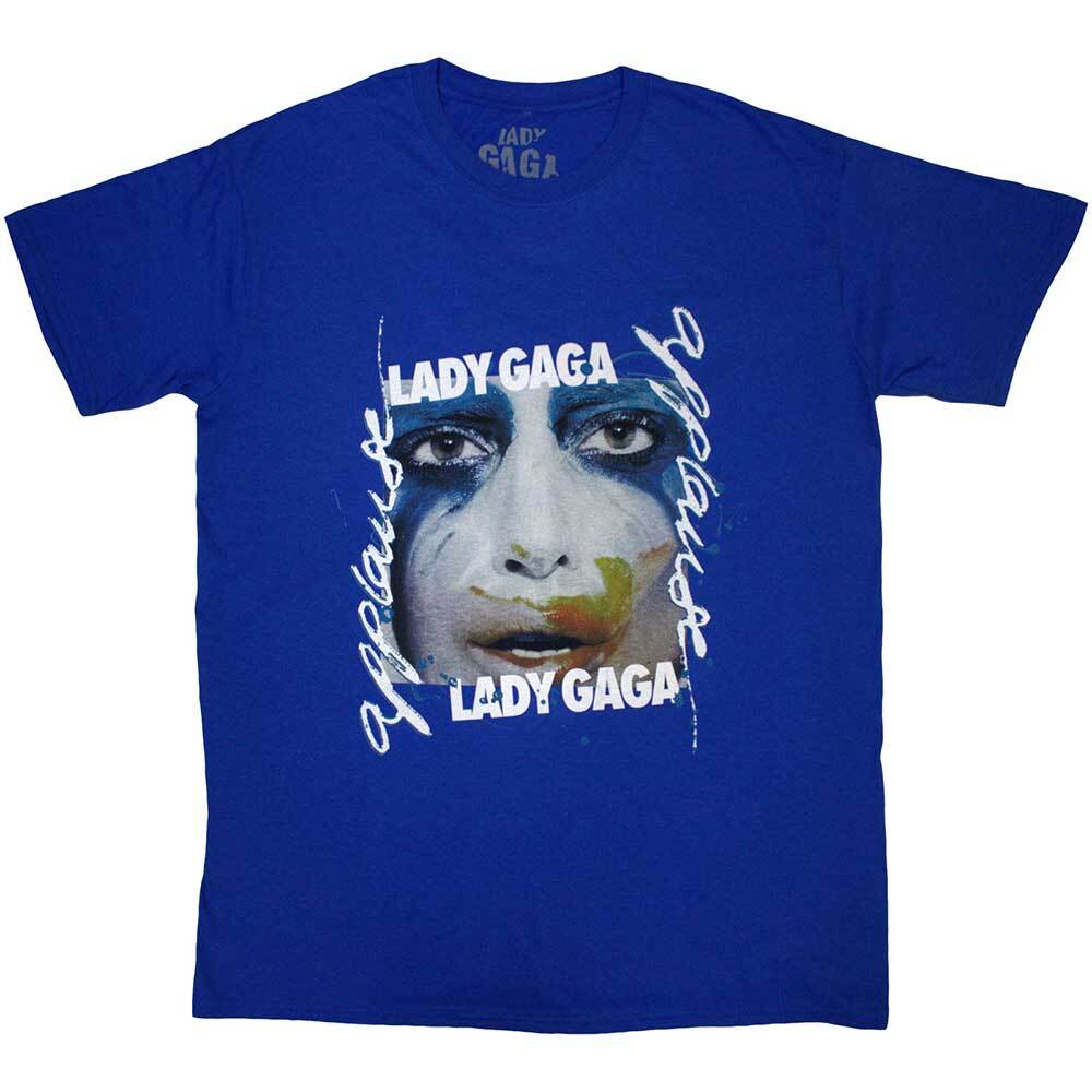 Lady Gaga Artpop Facepaint T-Shirt Blue New XXXXL