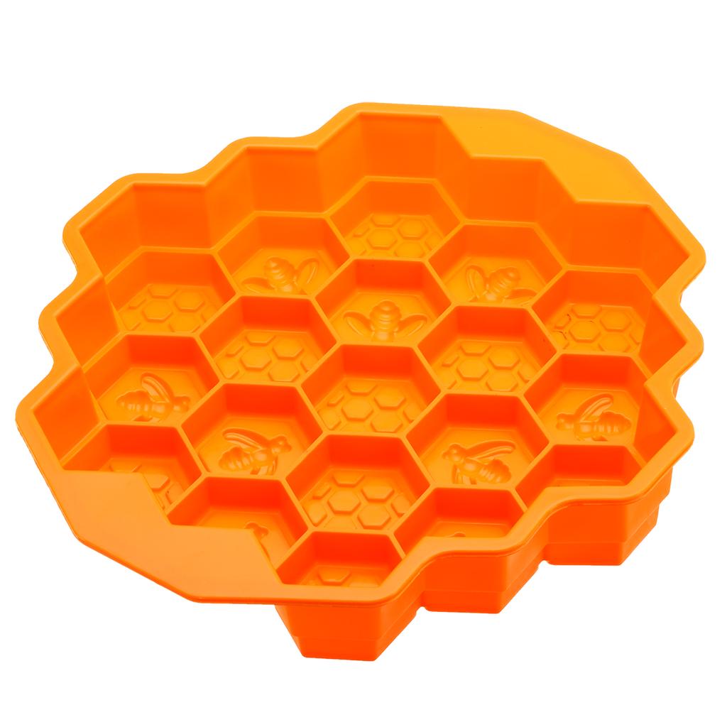 19 Cell Silicone Bee Honeycomb Chocolate Soap Candle Cake mould Mold M9G9 19 Cell Silicone Bee Honeycomb Chocolate Soap Candle Cake mould Mold M9G9