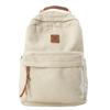 Schoolbag Retro Korean Version Ins Niche Schoolbag for Female Middle School Students Large Capacity Simple Solid Color Backpack Junior High School 