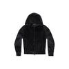 Sudadera con capucha ajustada y cremallera Paris Strass Negra 751792TOV101000