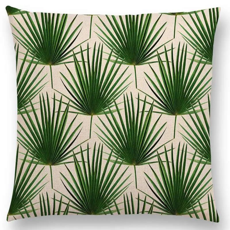 Home Decor Floral &amp; Leafy Patterns Pillow Covers Pattern Cushion Cover Suitable For Sofa Bedroom Car Pillow Cover