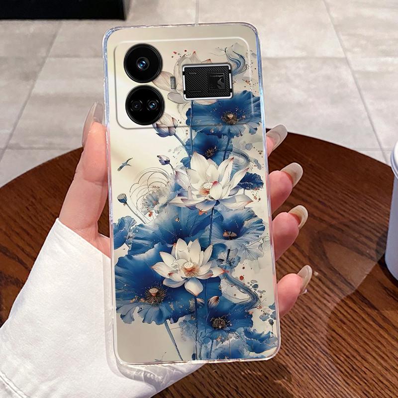Casing For Realme GT5 GT 5 240W Phone Case Cute Cool Dragon Boys Girls Transparent Soft Silicone Back Cover For RealmeGT5 Case