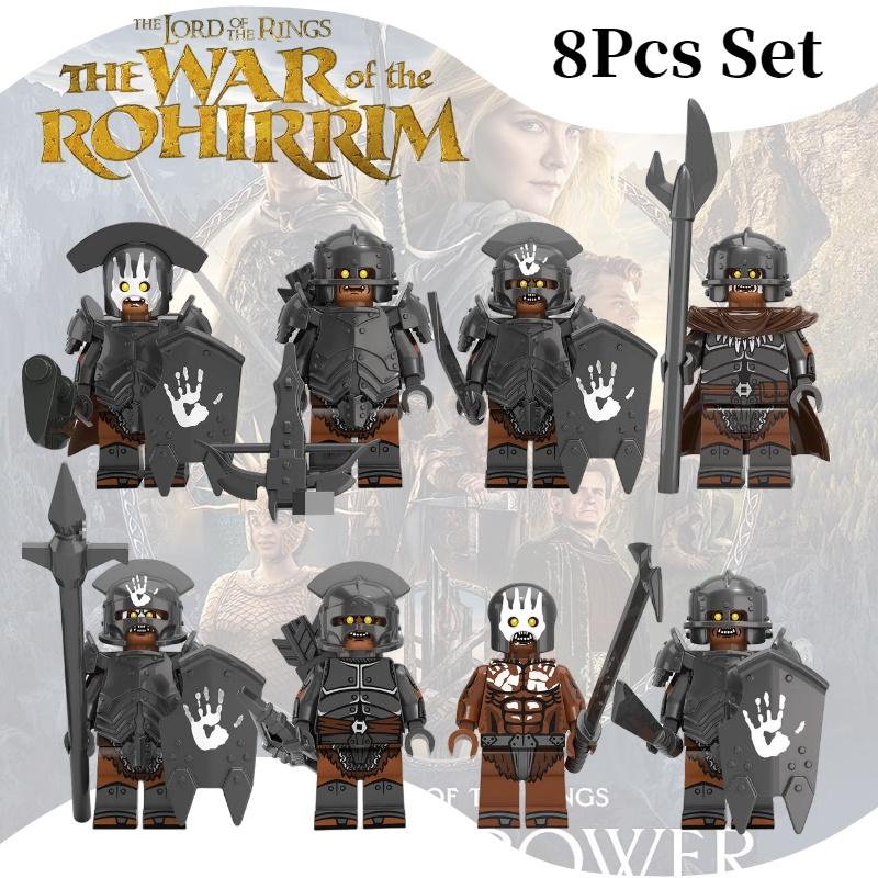 Kt1033 Magic Lord Mini Figure Series Powerful Orc Xp254-261 Children's Educational Building Toy