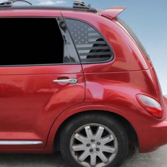 2Pcs Side Rear Window Panel Decor Decal Sticker For Chrysler PT Cruiser 2005-10