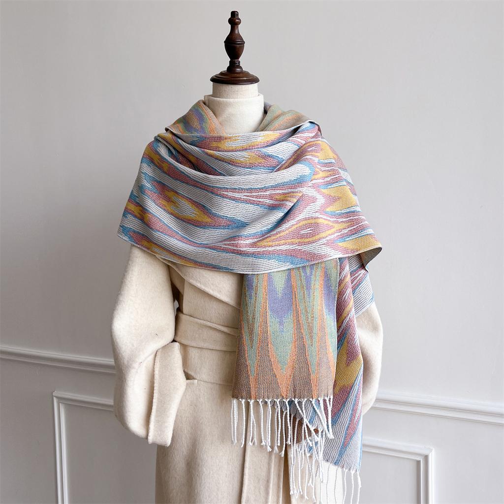 Autumn and Winter Travel Warm Cashmere Shawl Scarf Fashion Women Luxury Print Pashmina Blanket Wraps Female Poncho Bufanda