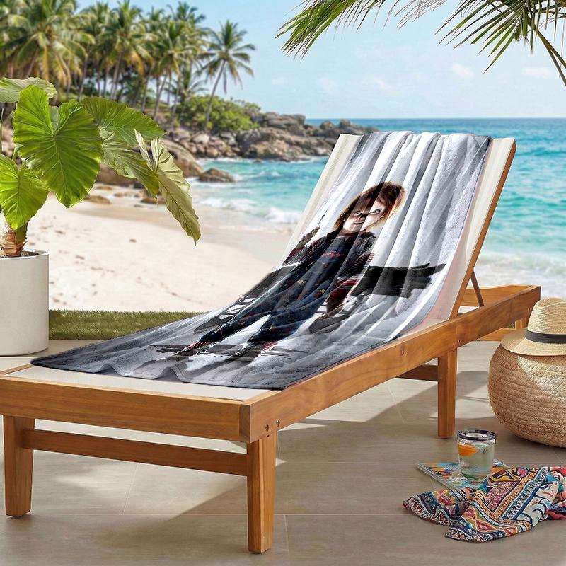 Chucky Fashion Beach Towel: Ideal for Summer Adventures Soft, absorbent and quick drying suitable for swimming and bathing