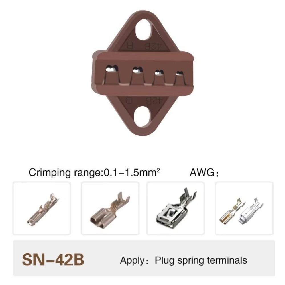 SN-2546B 02C Crimping Pliers Jaws Width 4mm Interchangeable Dies New SN Crimping Pliers Jaw