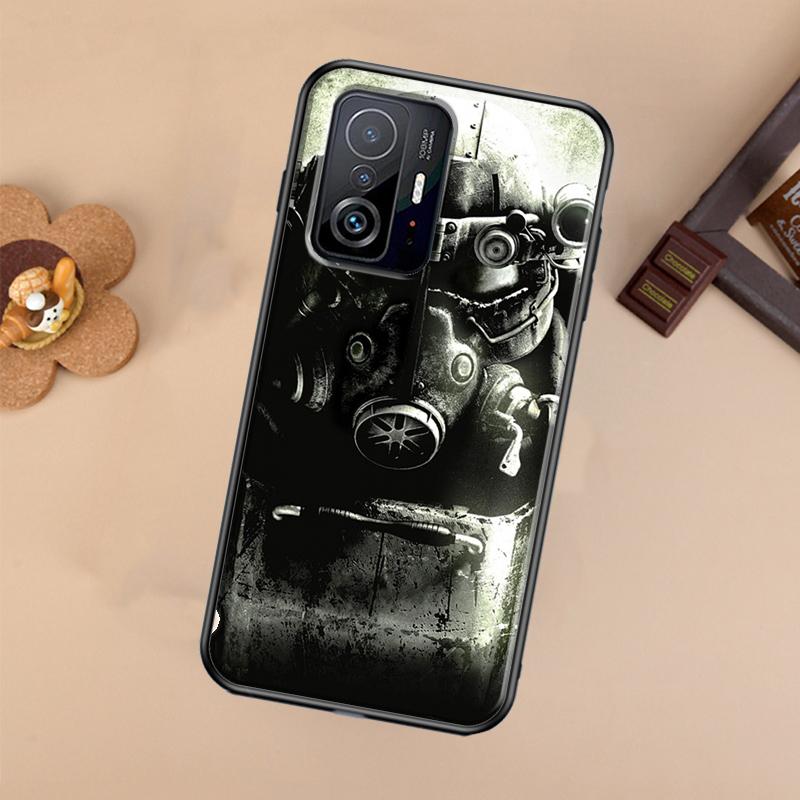 Skull Gas Mask Case For Xiaomi 13 14 Ultra 11T 12T 13T 14T Pro POCO X7 Pro X3 X5 X6 F3 F5 F6 M6 Pro Cover