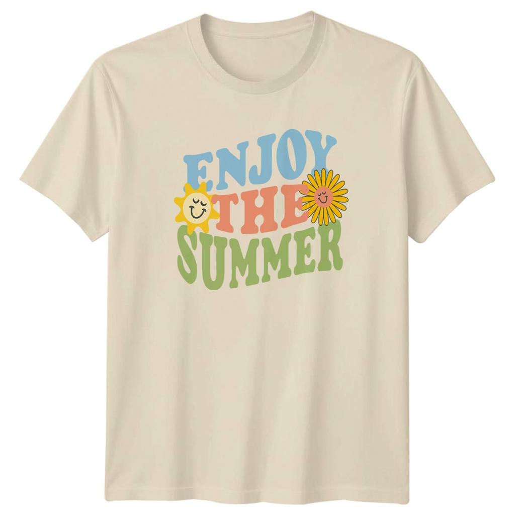 Enjoy The Summer Unisexs TShirt Retro Summer Gift For Her