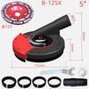 5-Inch Dust Shroud for 125/180/230 Angle Grinder, Concrete Stone Dust-Free Grinding Cover