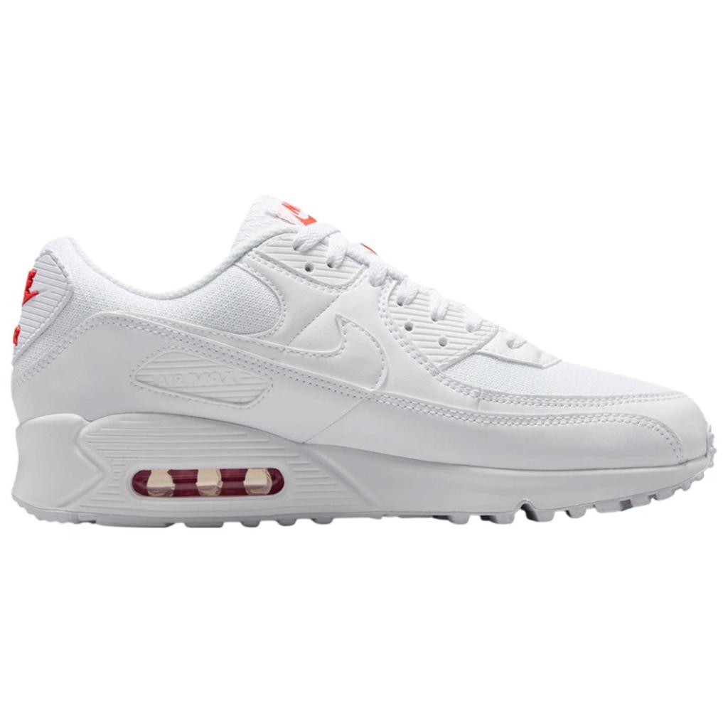 Nike Scarpe da ginnastica unisex Air Max 90 Bianco Rosso Chiaro DM0029-118