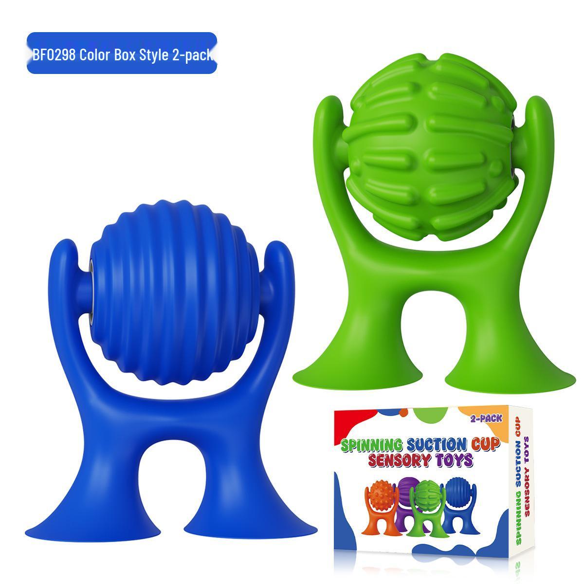 Children s Silicone Rotating Suction Cup Sensory Toy