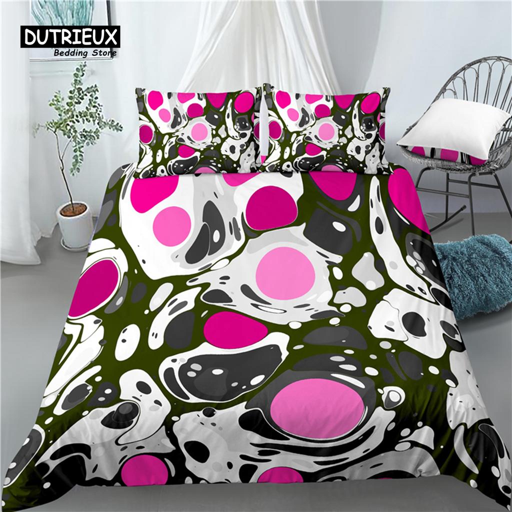 Comforter Home Living Luxury 3D Abstract Print 2/3Pcs Comfortable Bedding Sets Queen And King Eu/Us/Au Size