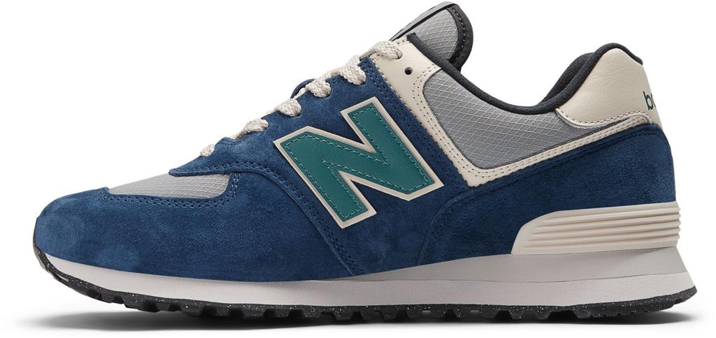 Кроссовки New Balance 574 nb navy с грифельным серым и еловым цветом