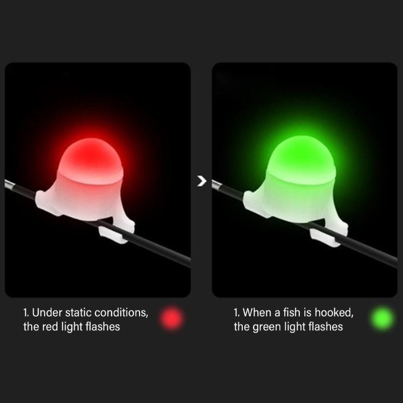 2 In 1 LED Light Strikes Electronic Fish Alarm Motion Sensor Rod Sensor Light