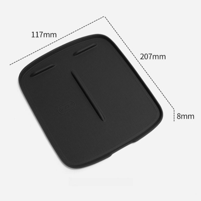 Für Leapmotor B10 2025~2026 Kabelloses LadePad Silikon Anti-Rutsch-Matten Auto Innenraum Schmutzschutz Pad Zubehör Für Leapmotor