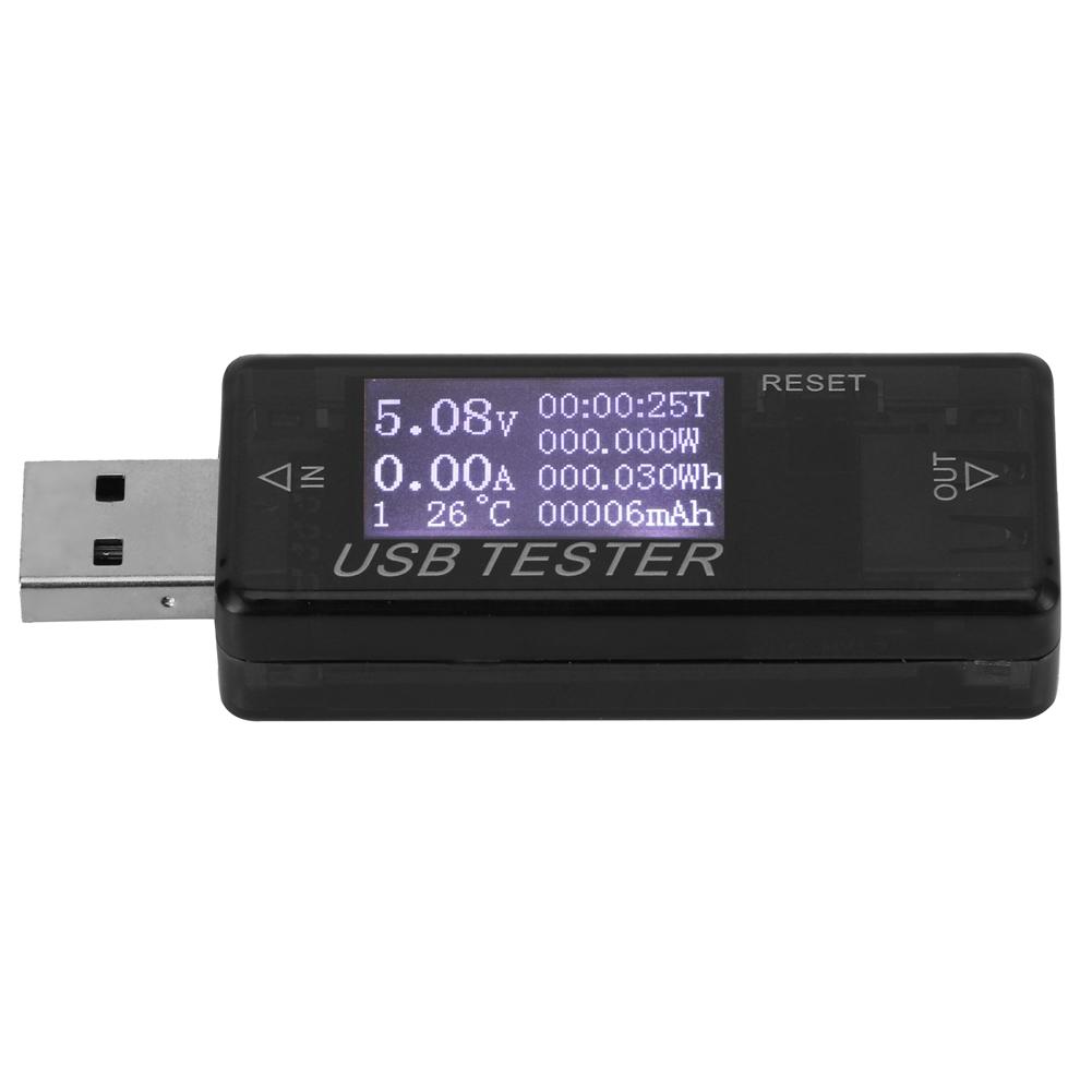 Tester Digital USB Voltage Current Meter Voltmeter 8 In 1 Detector 0‑5A 0‑150W 4‑30V