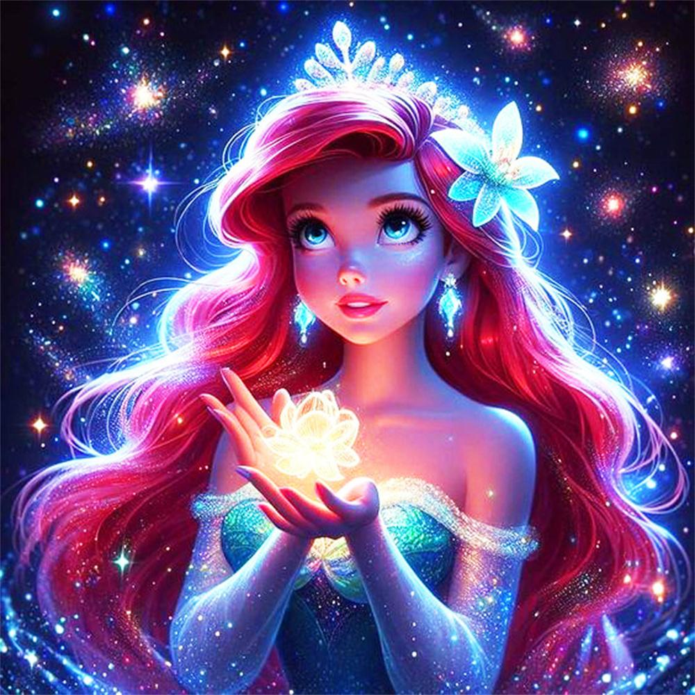 Disney Full Drill Diamond Painting Cartoon Elsa Rhinestone Pictures Embroidery Princess 5D DIY Mosaic Art Jasmine Decor for Home
