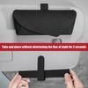 Sunglass Holder For Car Visor Magnetic Car Glasses Holder Multifunctional Ticket Card Clip Sunglass Car Visor Eyeglasses Box