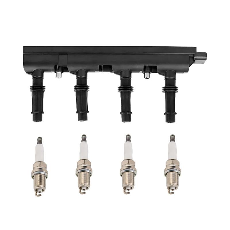 A16P-For Chevy Cruze Turbo 2011-2015 Buick Encore, Opel Car Engine Parts UF-669 Ignition Coil Pack And 1675 Spark Plugs Fit