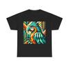 Unisex Adult T Shirt Retro Parrot Mid Century Tropical Art