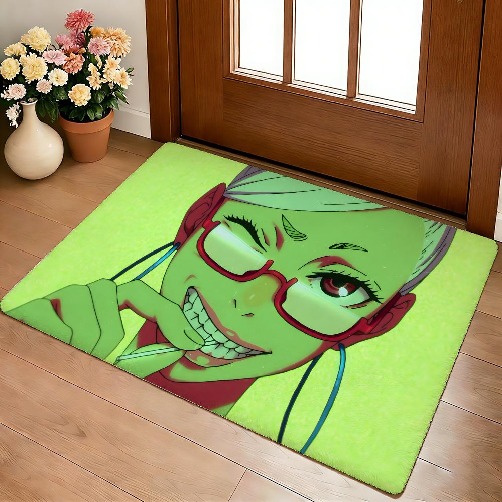 Anime Hot D-DandadanS Floor Mat Cozy Flannel Soft Thick Non-Slip Mat For Living Room Bedroom Kitchen Decor Rugs