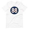 DEMARYIUS THOMAS Tribute 88 Graphic Tee Football White Short Sleeve 100% Cotton T-shirt Mens Tees Top