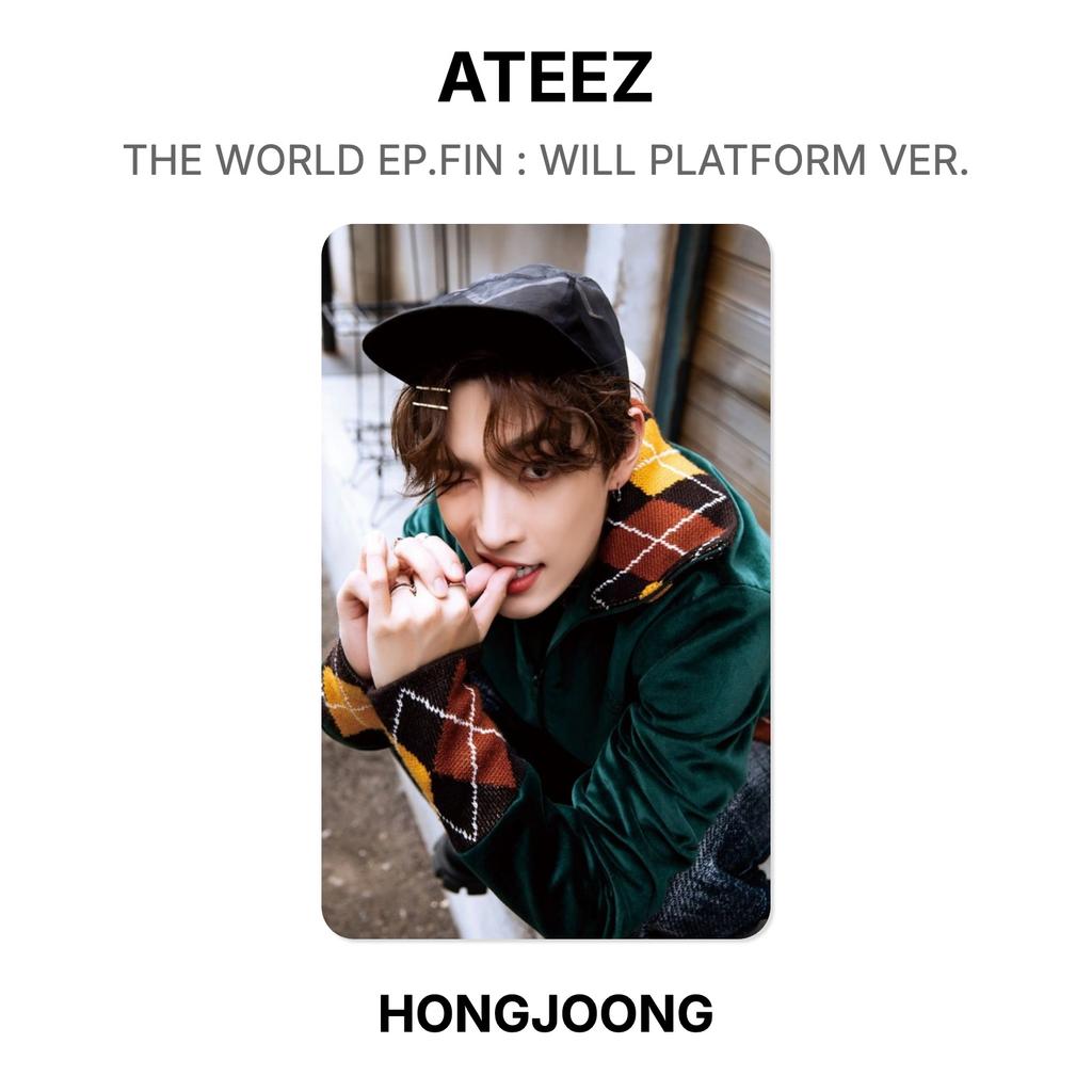 ATEEZ THE WORLD EP.FIN : WILL PLATFORM VER. Official Photocard
