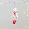 WTEMPO Christmas Pendant Cute Christmas Tree Ornaments Holiday Decor for Xmas New Year Party & Home Decoration Dollhouse Christmas Decorations