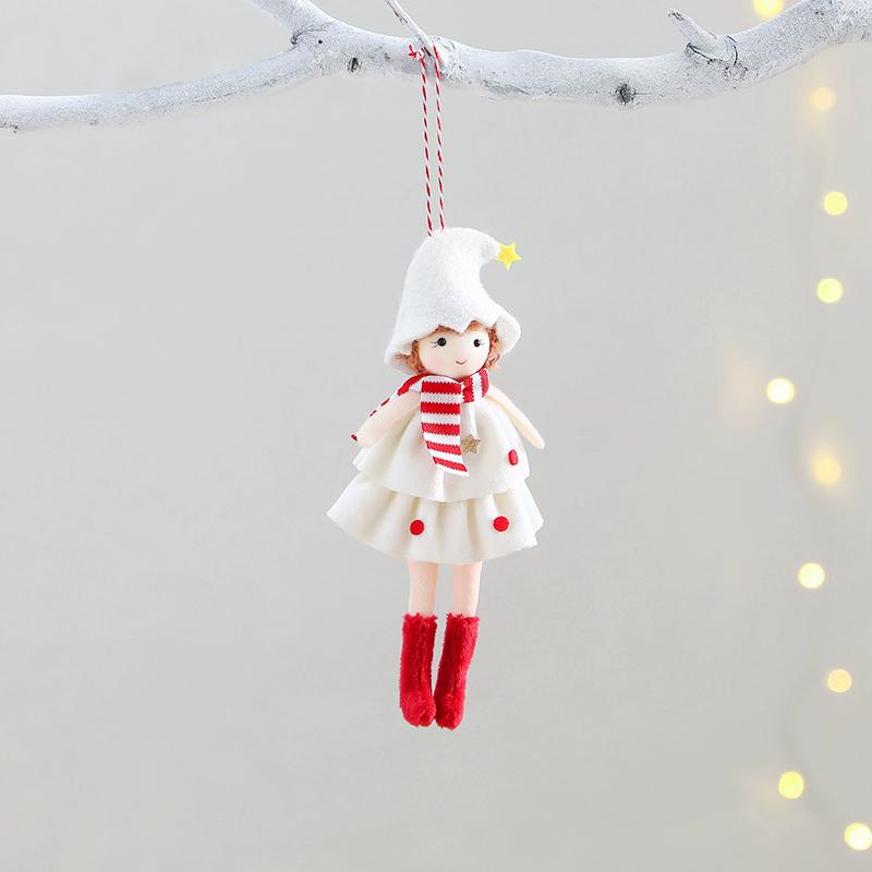 WTEMPO Christmas Pendant Cute Christmas Tree Ornaments Holiday Decor for Xmas New Year Party & Home Decoration Dollhouse Christmas Decorations