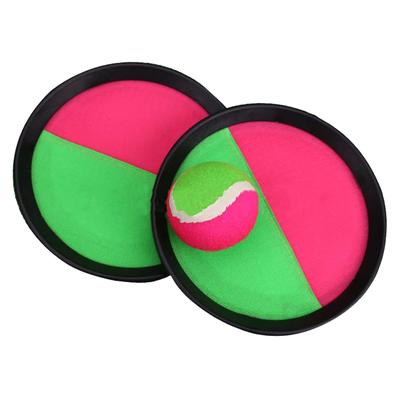Children"s Throwing Catching Ball Rubber Practical Interesting Parent Child Toy Toss Catch Paddle