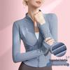 2026 Women's Quick-Dry Stand Collar Yoga Jacket - Long Sleeve, Sun Protection, for Running and Fitness