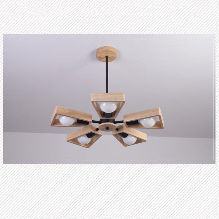 Wooden Chandelier for Living Room Bedroom