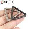 5/10Pcs Meetee 20-40mm Triangle Metal Ring Buckles Bag Strap Dog Collar Webbing Clasps Clothes Belt Hooks Hardware Accessories