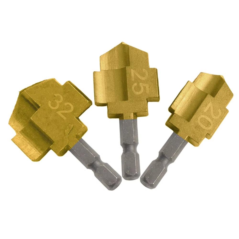 

Шестигранный хвостовик Сверло для пробивки и расширения водопроводных труб Ступенчатое сверло для подъема PPR Сантехник