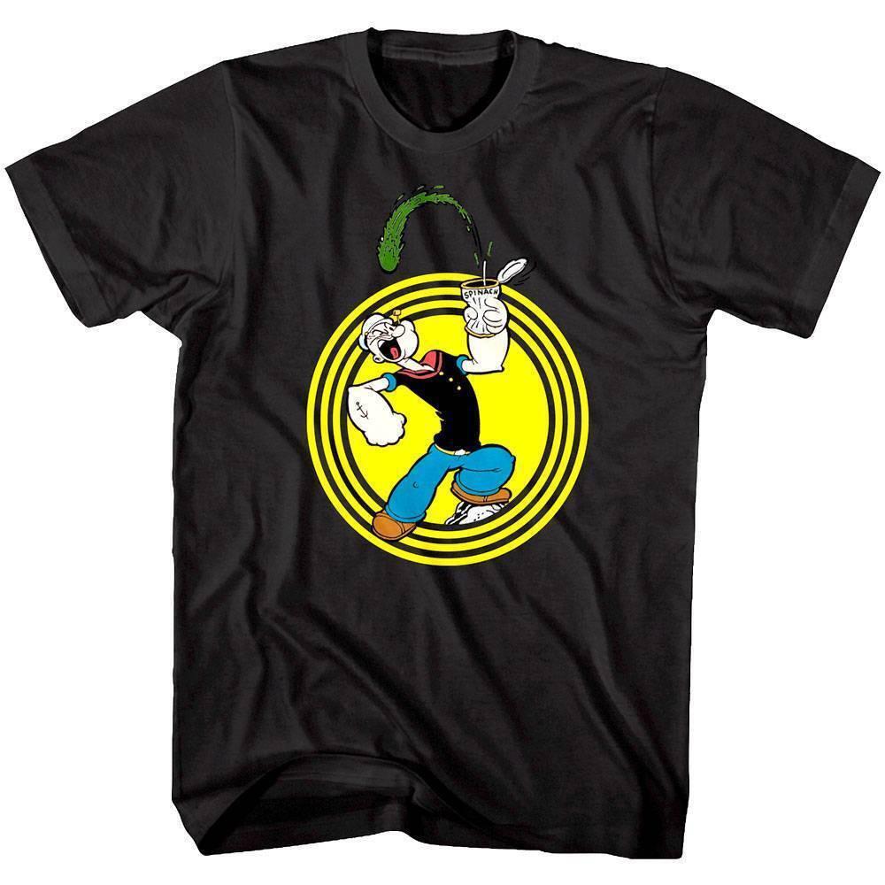 Popeye Spinach Squirt Men T Shirt XL