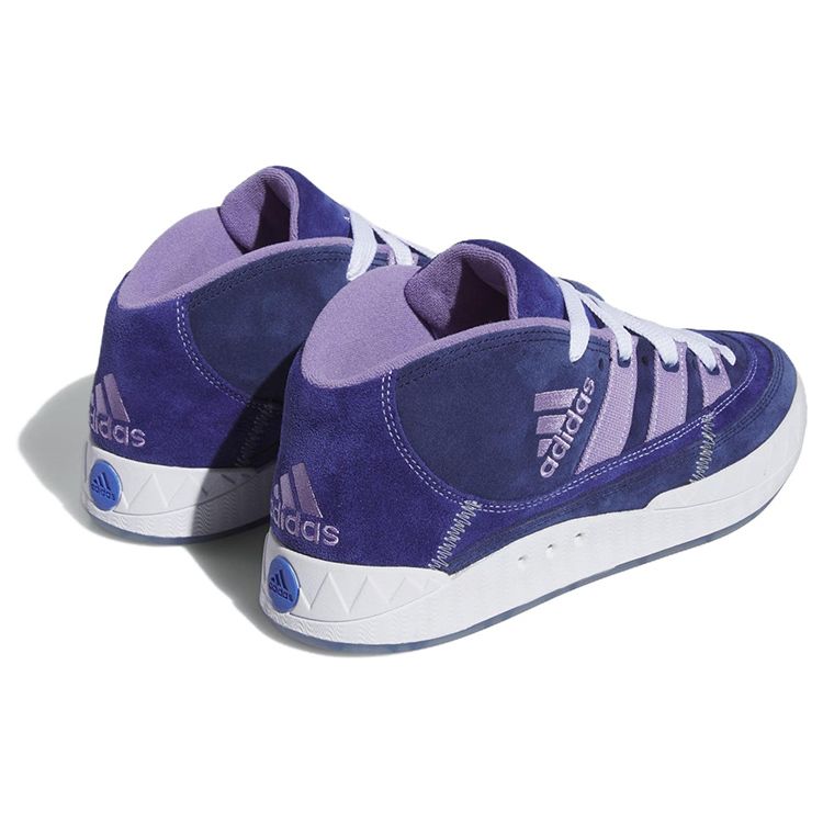Maité Steenhoudt x adidas Adimatic Mid Victory Blue Unisex Spor Ayakkabıları Magic-Lilac Koyu Mavi IG8174
