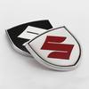 3D Metal Styling Badge Car Body Fender Decoration Shield Stickers For Suzuki Swift Jimny Vitara Samurai Baleno Alto Antelope SX4