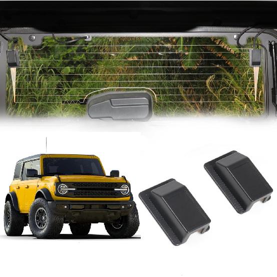 

Накладка на обогреватель заднего стекла, совместимая с Ford Bronco 2/4 двери / Bronco Raptor / Bronco Sport 2021-2025, Защитная накладка на противотуманное стекло заднего окна для нового Bronco