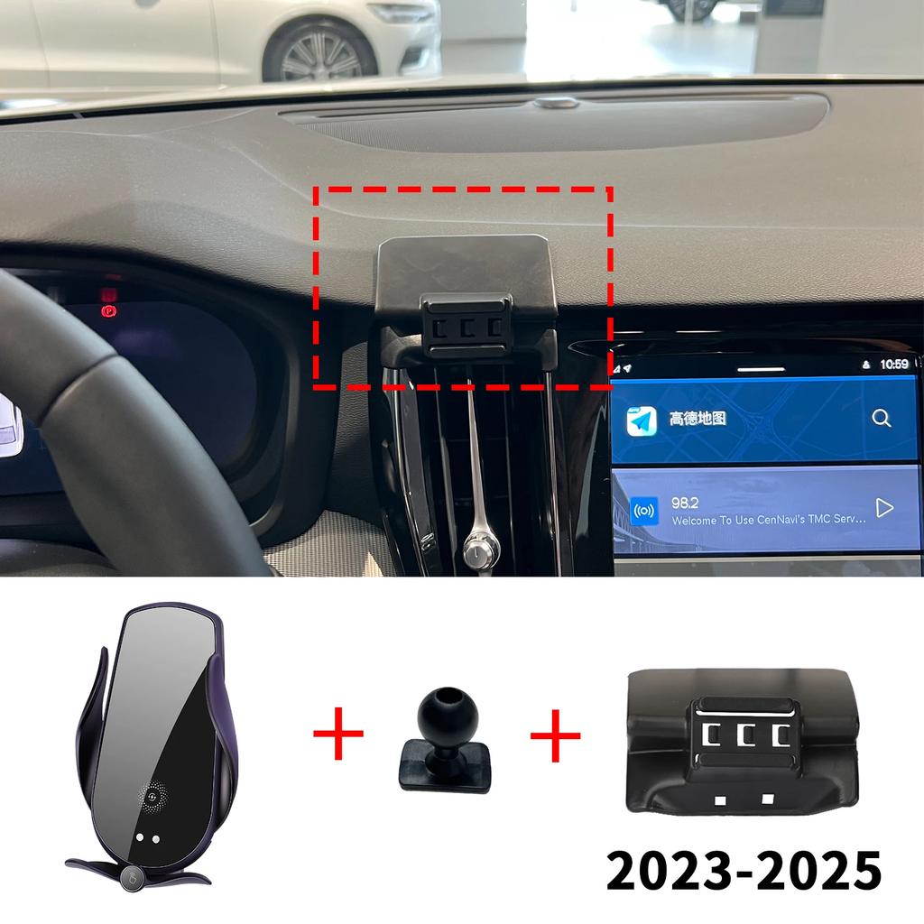 Car Mobile Phone Holder Accessories for Volvo S60 V60 ~2025 GPS Bracket Navigation Stand Auto