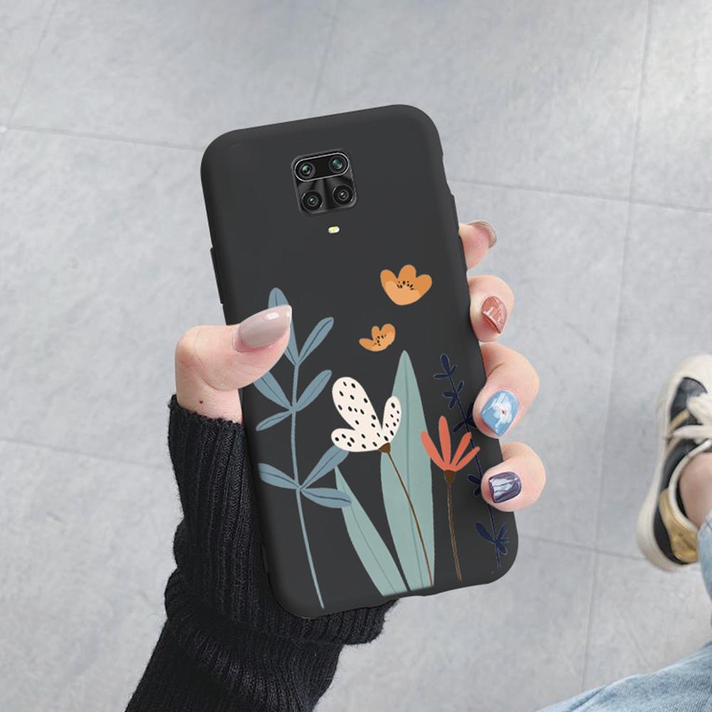 Plant Rose Daisy Love Heart Leopard Pattern Phone Case For Xiaomi Redmi Note 9 8 10 11 7 Pro 8T Soft Shockproof Women TPU Cover