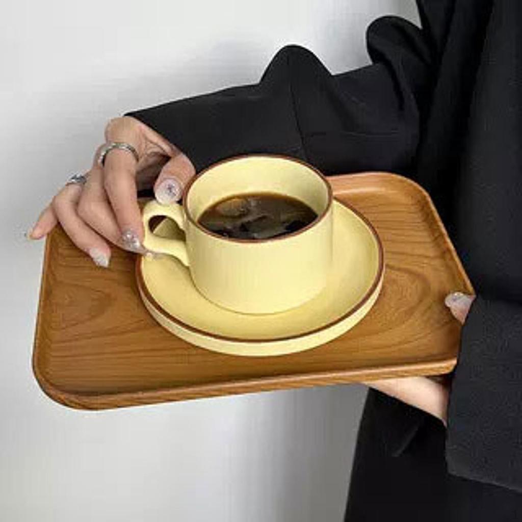 Serving Platter Breakfast Coffee Table Tray Multipurpose Cheese Board Modern Dessert Plate Rectangle
