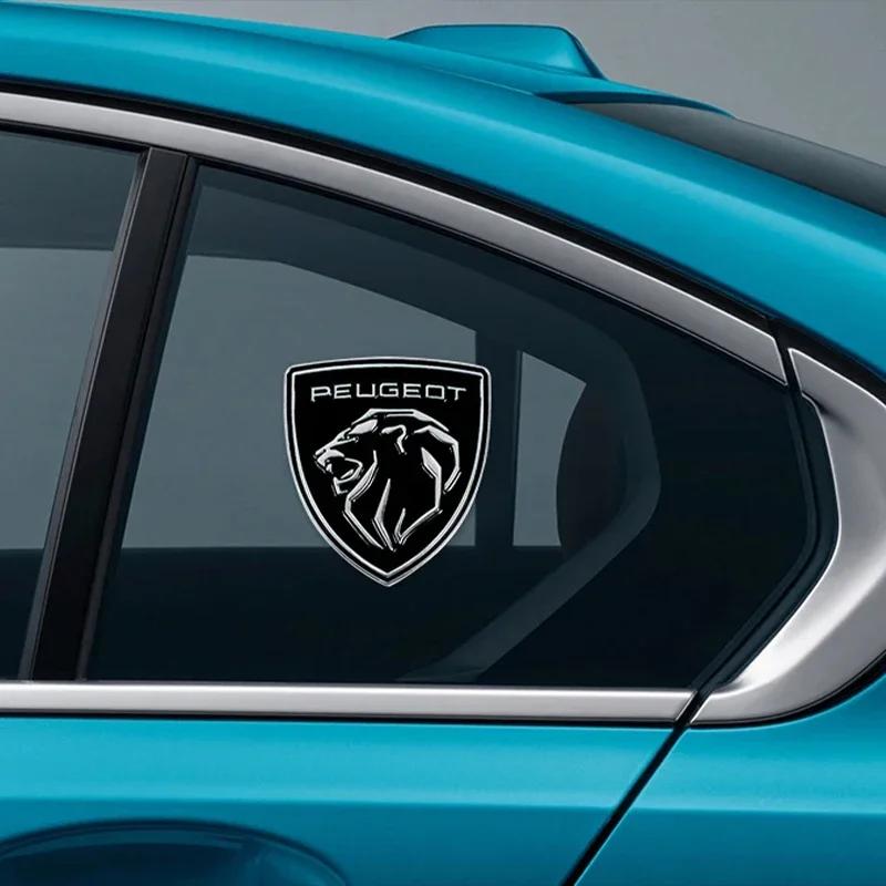 2026 Hot Car Sticker For Peugeot 408 4008 308 3008 Rifter 5008 508 2008 208 301 RCZ 407 Car 3D Metal Badges Trunk Body Window Si