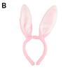 Easter Bunny Ears Headband Plush Rabbit Ear Hairband For Kids Adults Easter Party Favors Costume Accessory Holiday Decoration