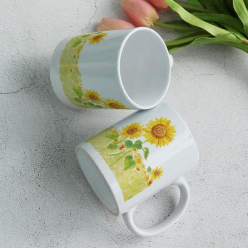 pr995-Design Mug 2p-Sunflower Field